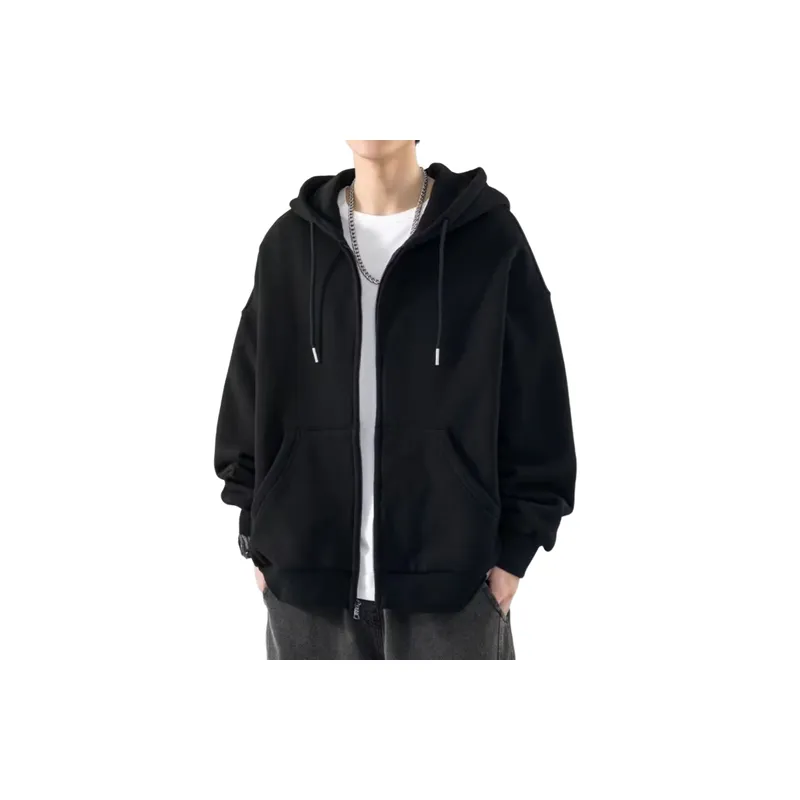 Fashionable Plain Sweatshirt-3