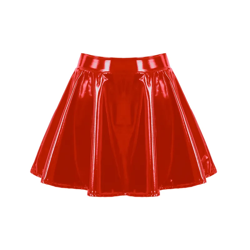 Fashionable Basics PU Leather Skirt Women-2