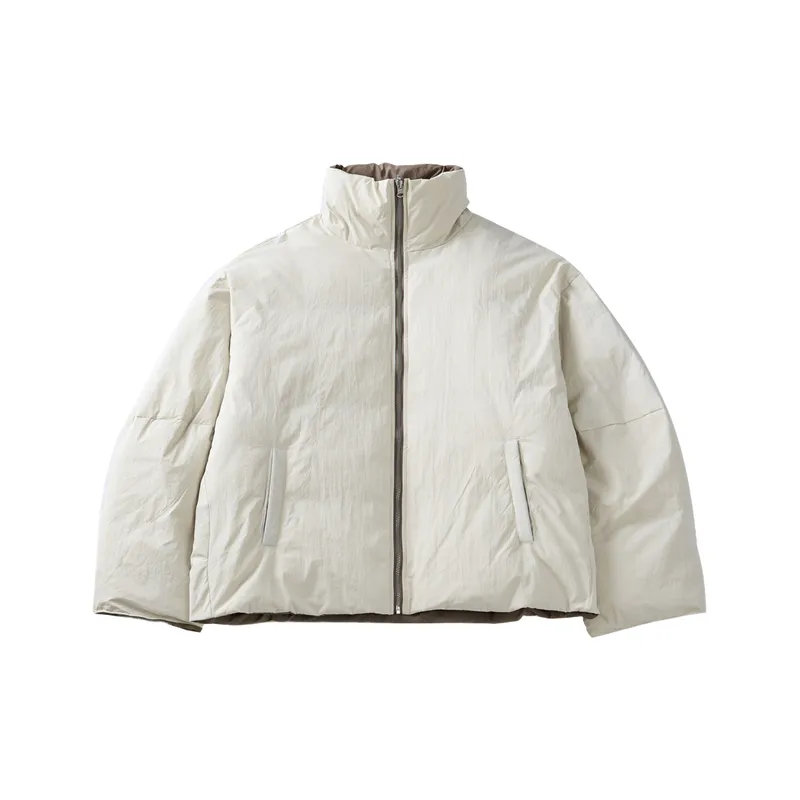 Fashionable Warming Blended Synthetic Fabrics Quilted Jacket-0