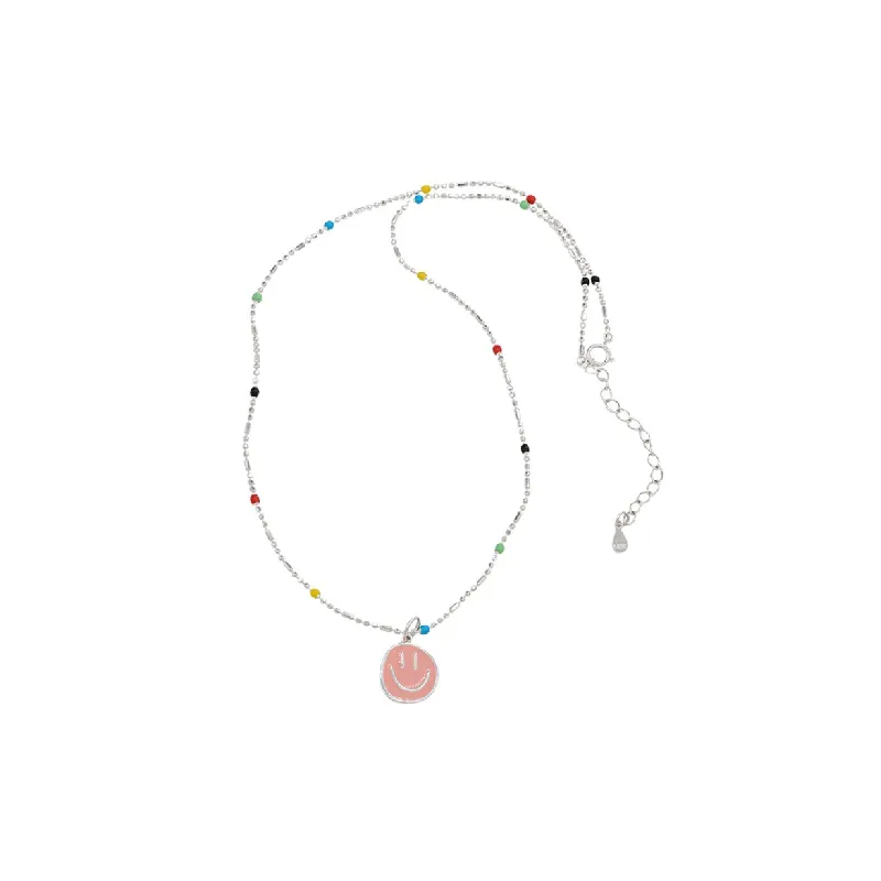 Fashionable Smiley Face Necklace-3