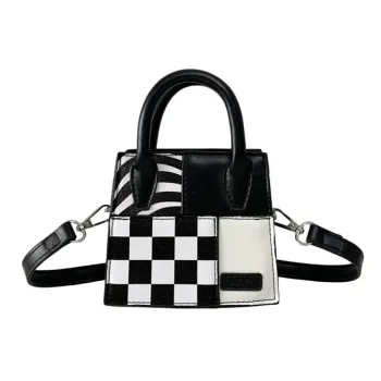 Casual Plaid Handbag