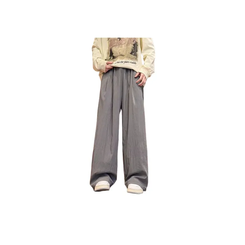 Wide legged Outer Wear Quick drying Casual Pants-2