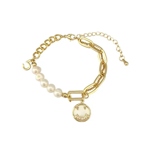 CELINE Triomphe Mini Triomphe Bracelet In Brass With Gold Finish