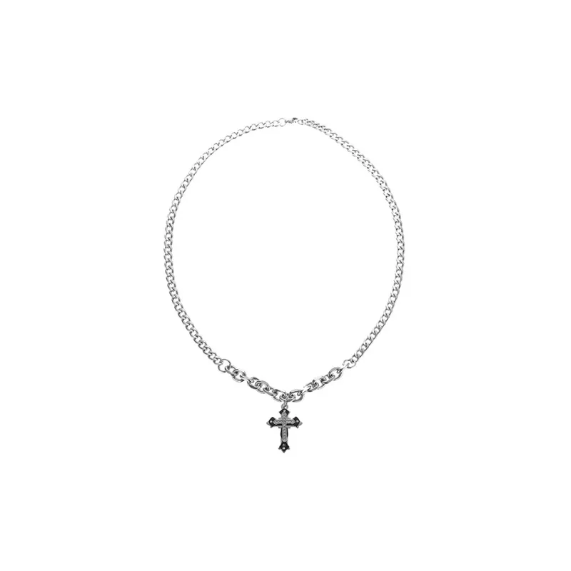 Equator Cross Necklace-0