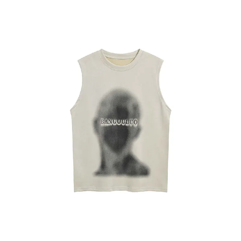 Street Casual Cotton Vest-2