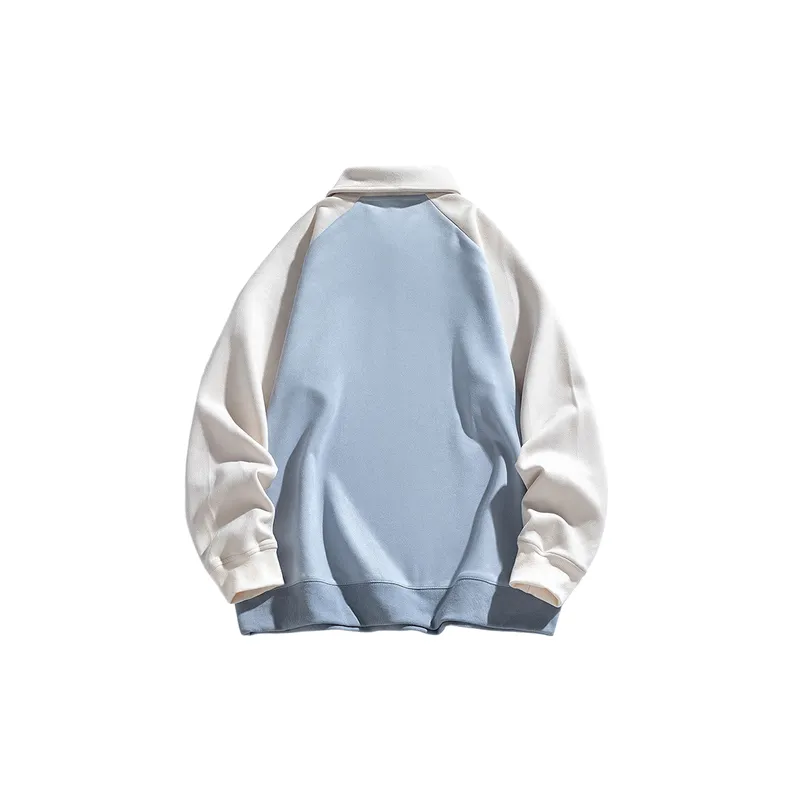 Casual Zipper Polyester Sweatshirt-1