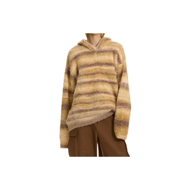 Casual Striped Sweater Women-3