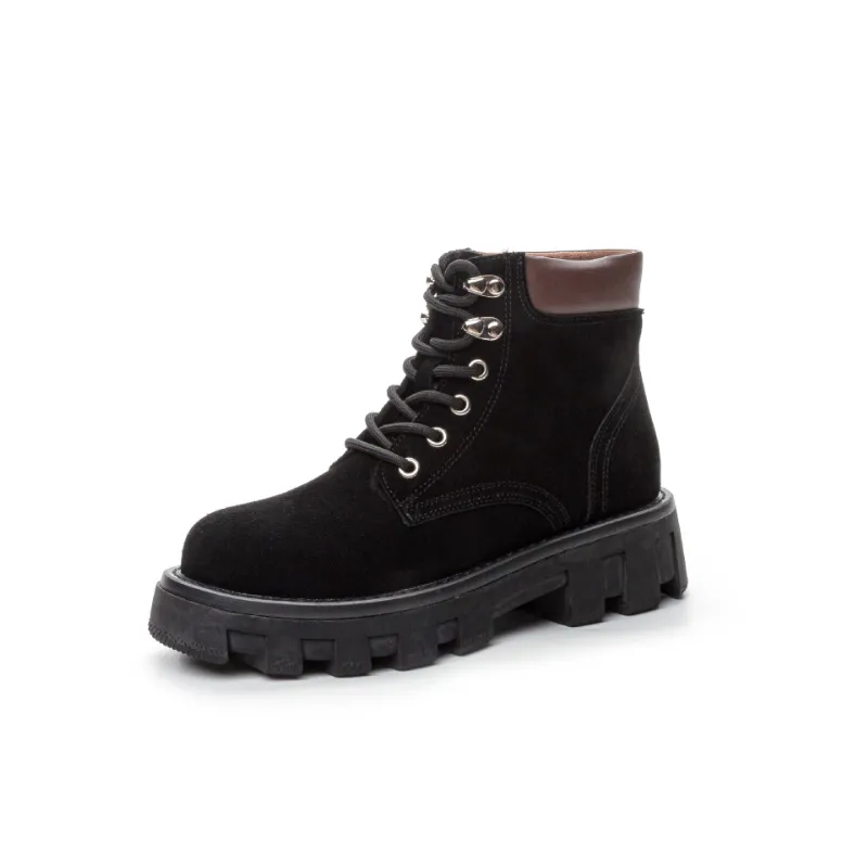 Retro Loose Casual Outdoor Boots-0