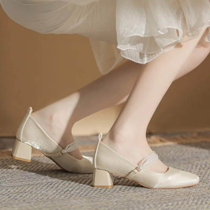 Funky Button Mary Jane Shoes-5
