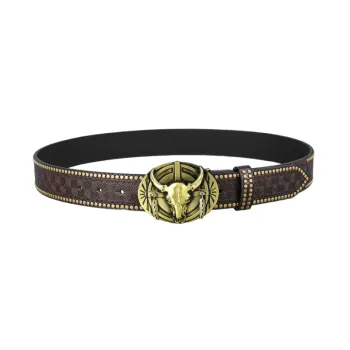 Retro Anima Leather Belt