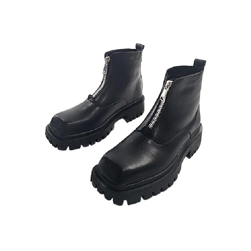 Zipper Retro Martin Boot-0