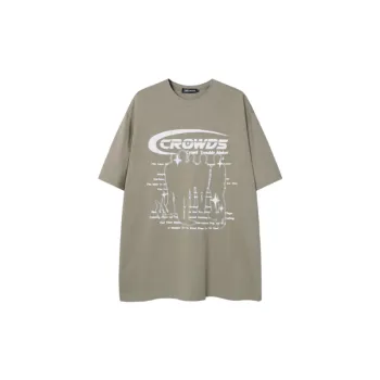 Casual Loose Cotton Blended Fabric T Shirt