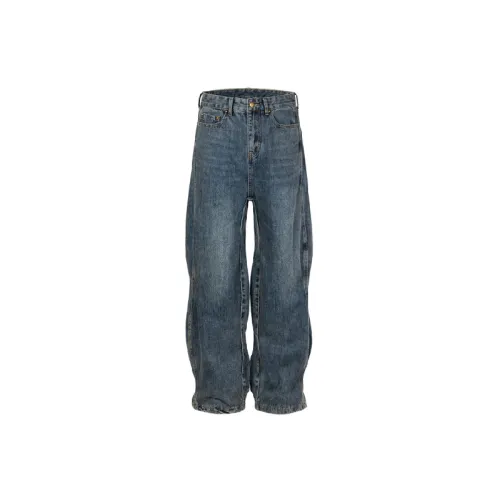 HOZZS Jeans Unisex Black