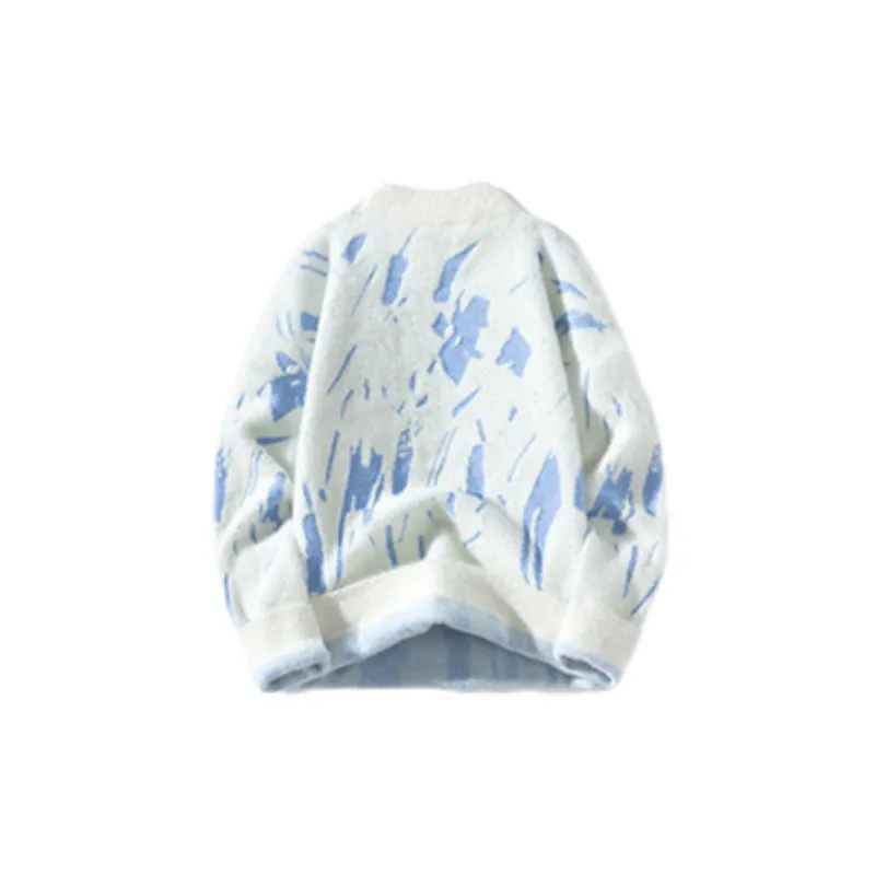 Casual Loose Polyester Sweater-3