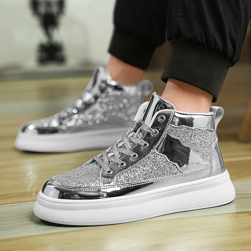 Casual Sequins Stylish Skateboarding Shoes-7