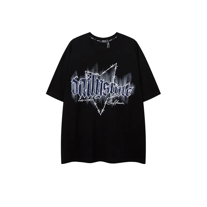 Butterfly Denim Patch T Shirt-0