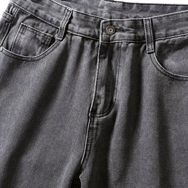 Fashion Simple Loose Jeans-8