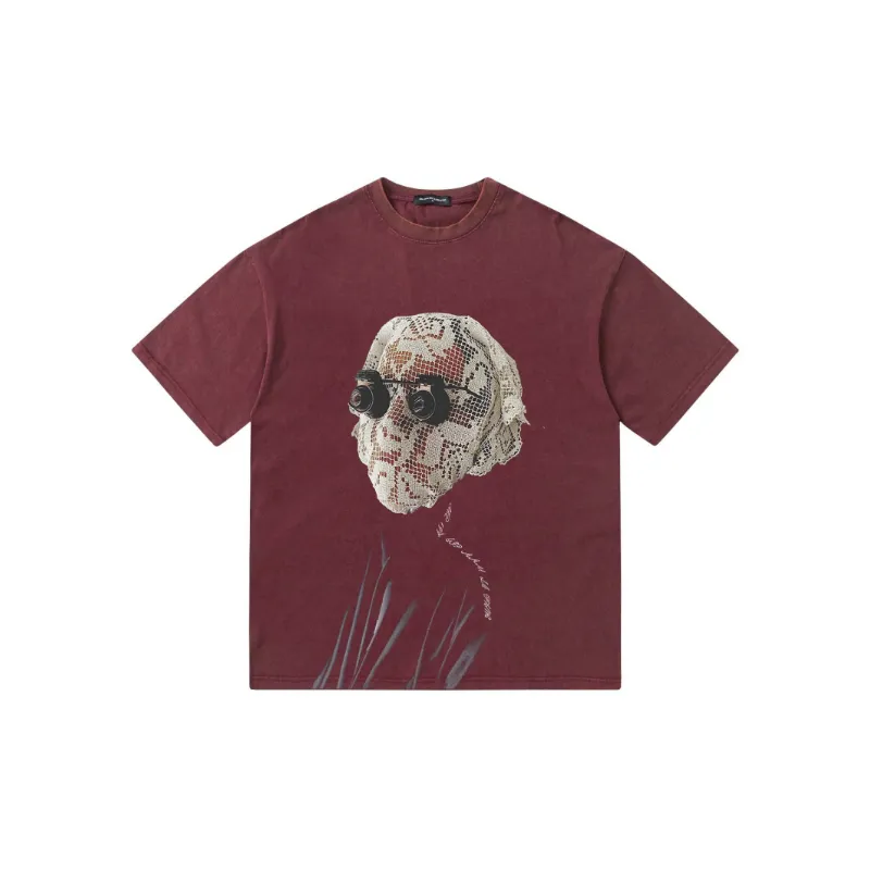 Street Washed 100% Cotton T Shirt-12