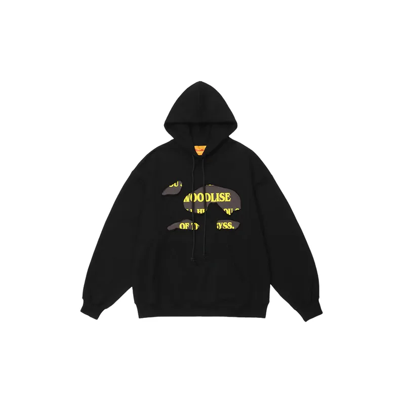 Heavy Thickened Terry Wear Letter Printed Hoodie-0