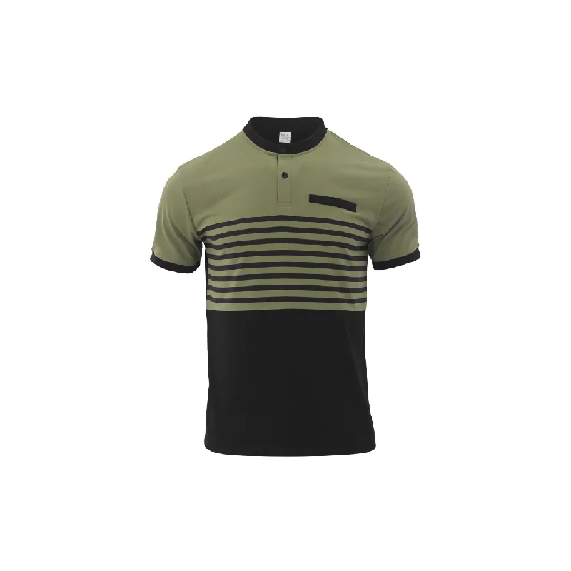 Fashionable Prin Cotton Blended Fabric Polo-12