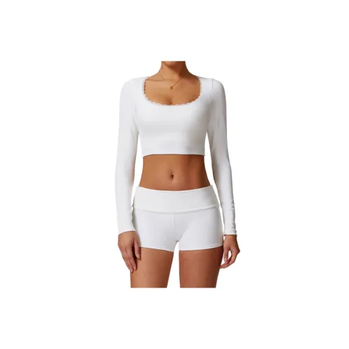 Fashionable Plain Fitness Clothing Women