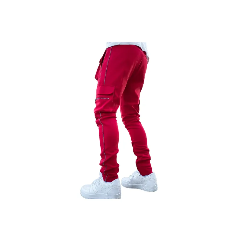 Sports Casual Blended Synthetic Fabrics Cargo Pants-3