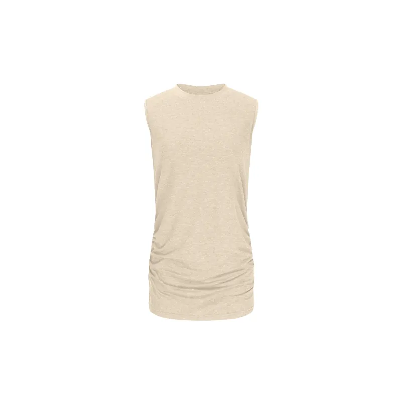 Plain Loose Polyester Vest Women-7