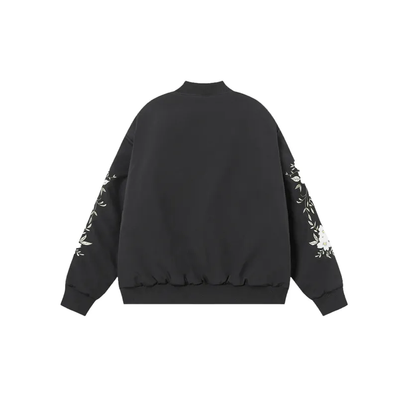 Fashionable Embroidery Quilted Jacket-1