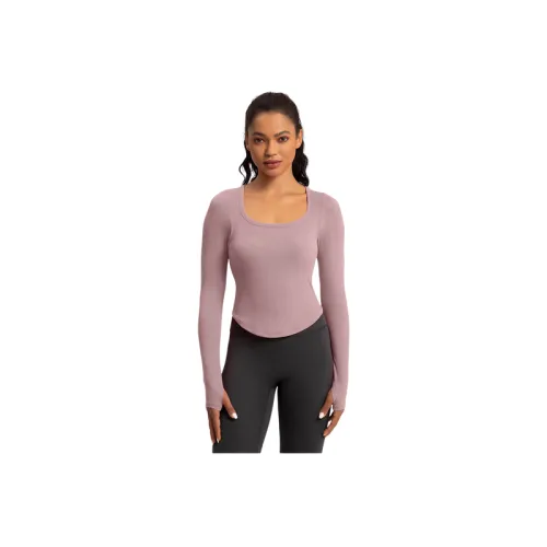 Sporty Long Sleeve Viscose T Shirt Women