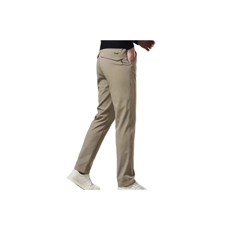 Fashionable Loose Blended Synthetic Fabrics Casual Pants-3