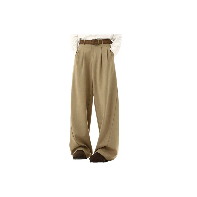 Simple Basics Combed Cotton Casual Pants-2
