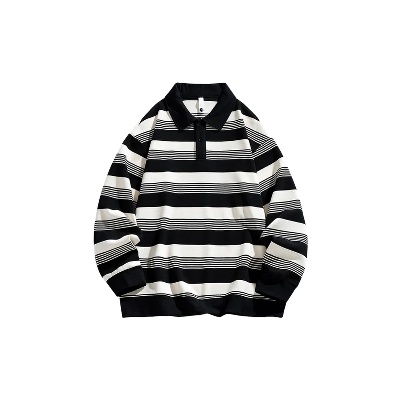 Casual Simple Loose Polo-0