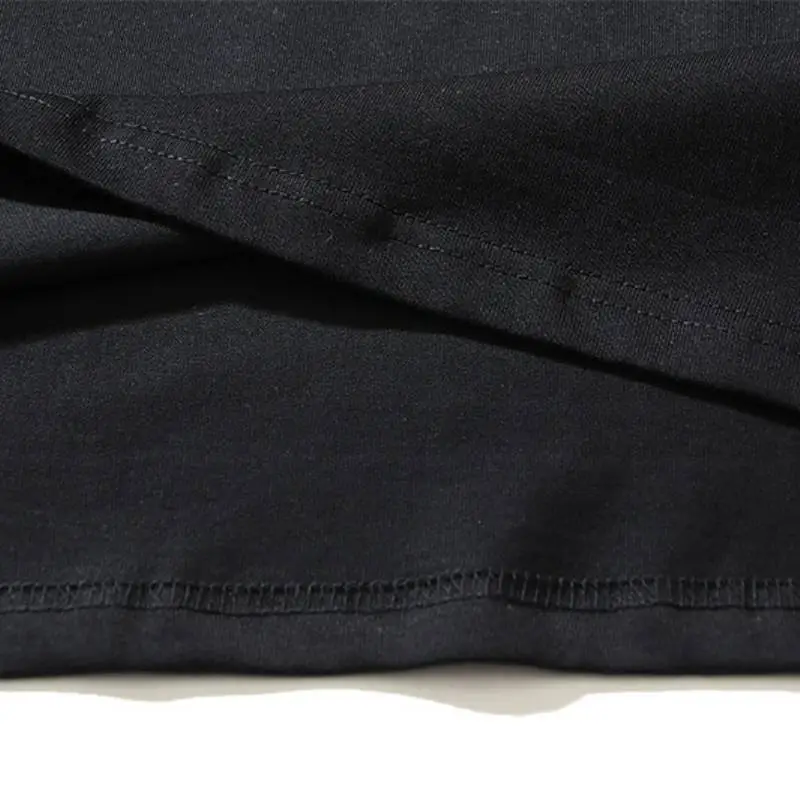 Casual Loose Cotton Blended Fabric T Shirt-3