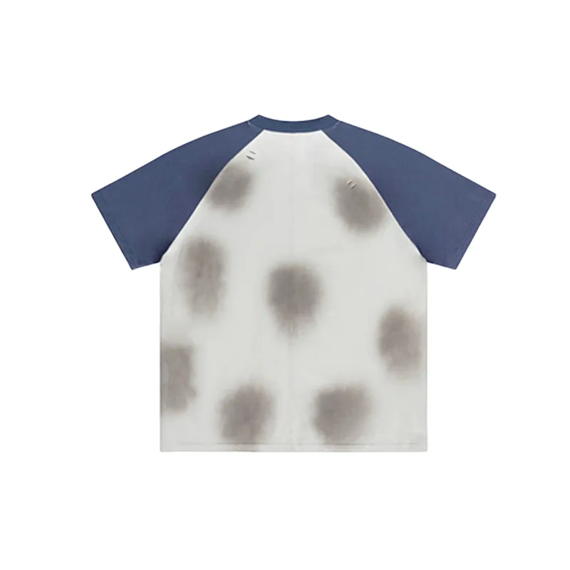 Preppy Contrast Color Cotton T Shirt-9