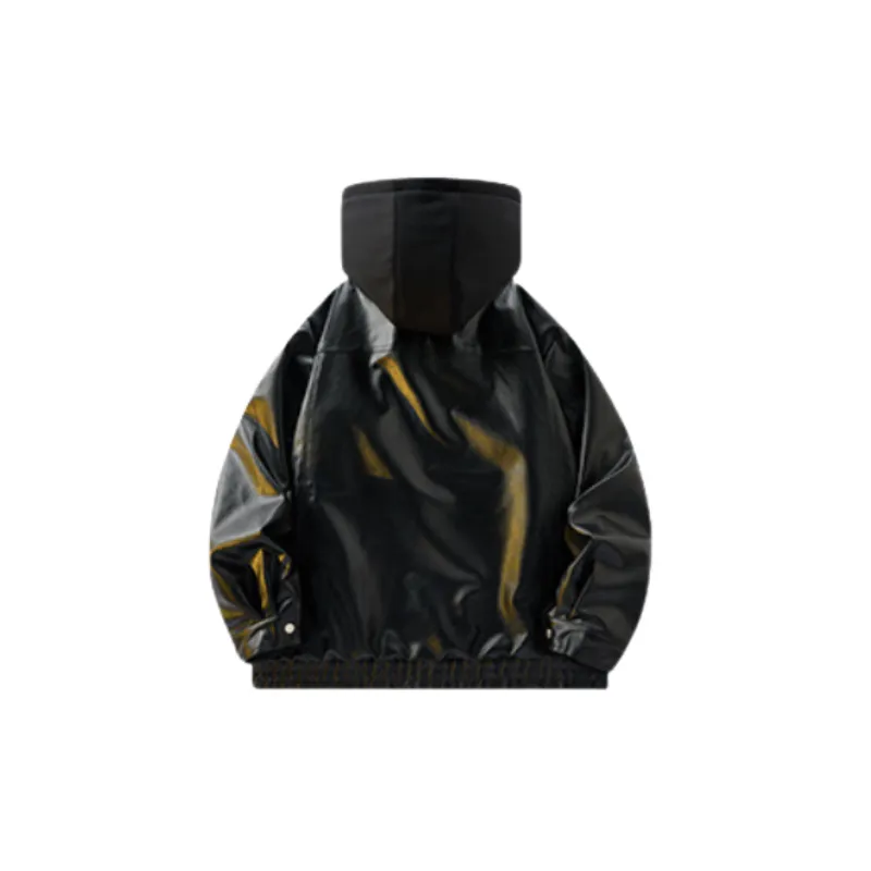 Retro Distress PU Jacket-5