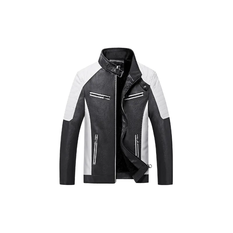 Casual Loose Breathable Leather Jacket-1
