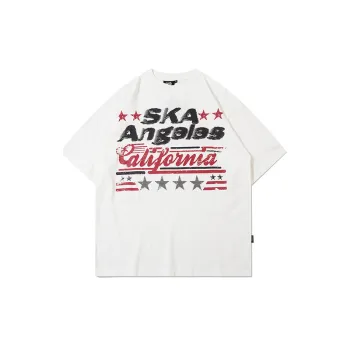 Retro Star Print T Shirt