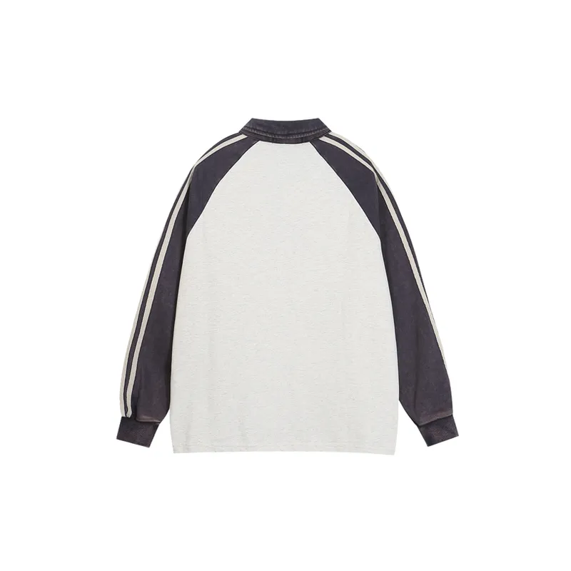 Retro Contrast Color Polo-5