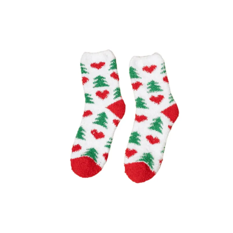 Simple Warm Microfiber Mid Calf Sock-2