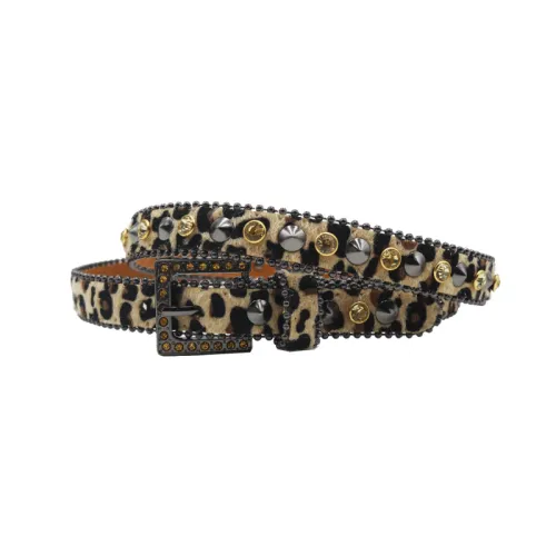 Hip hop Print Leather Belt