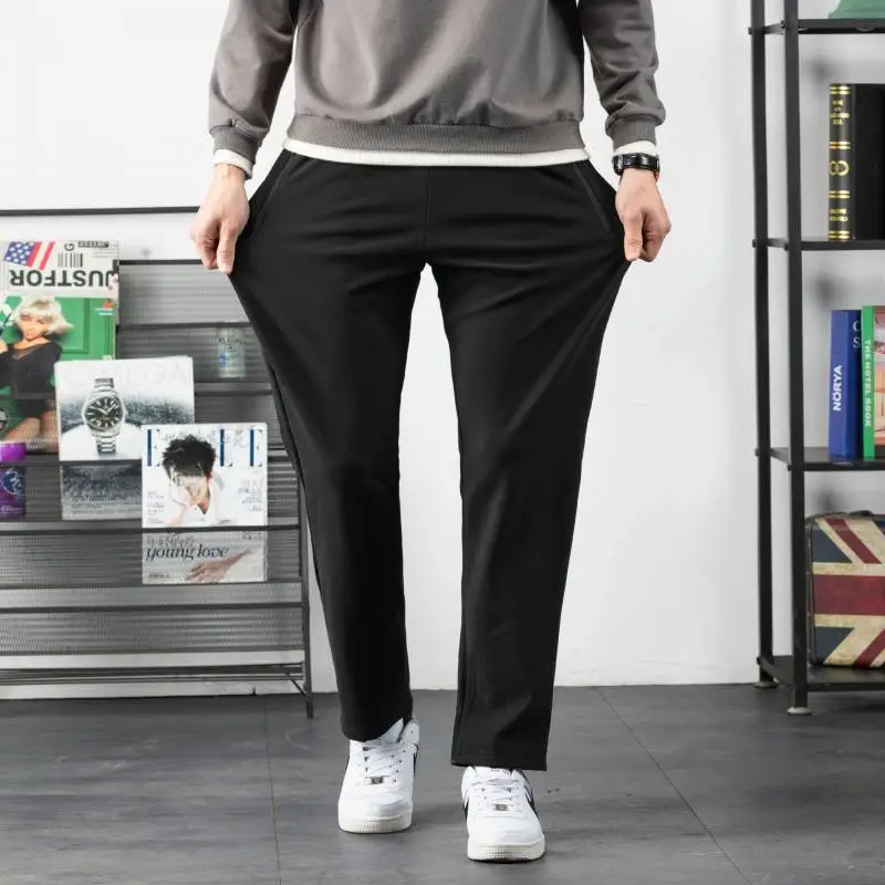 Trendy Loose Velvet and Velveteen Casual Pants-1