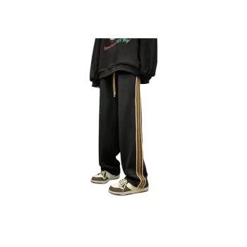 Striped Stitching Pants