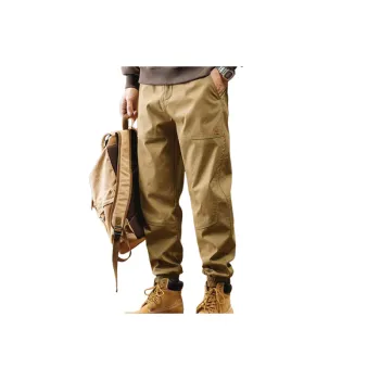 Fashion Retro Cotton Cargo Pants