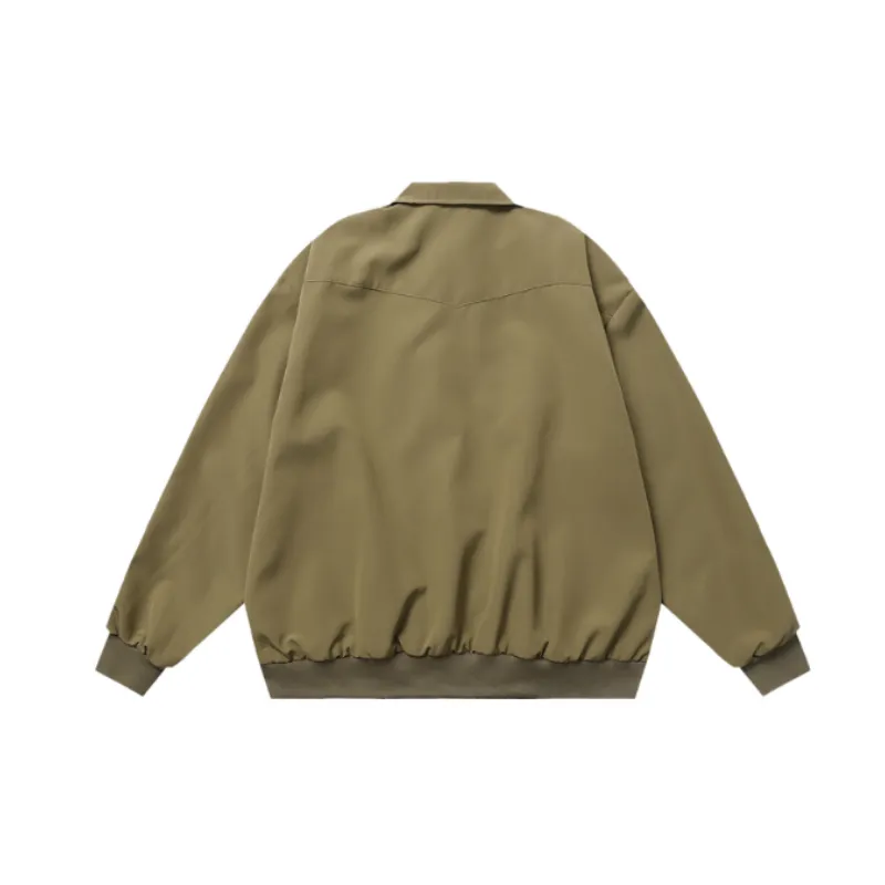 Zipper Flight Suit Jacket-3