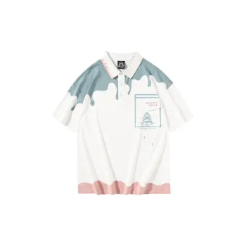 Casual Versatile Contrast Color T Shirt