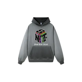 Sense Loose Gradient Hooded Sweater