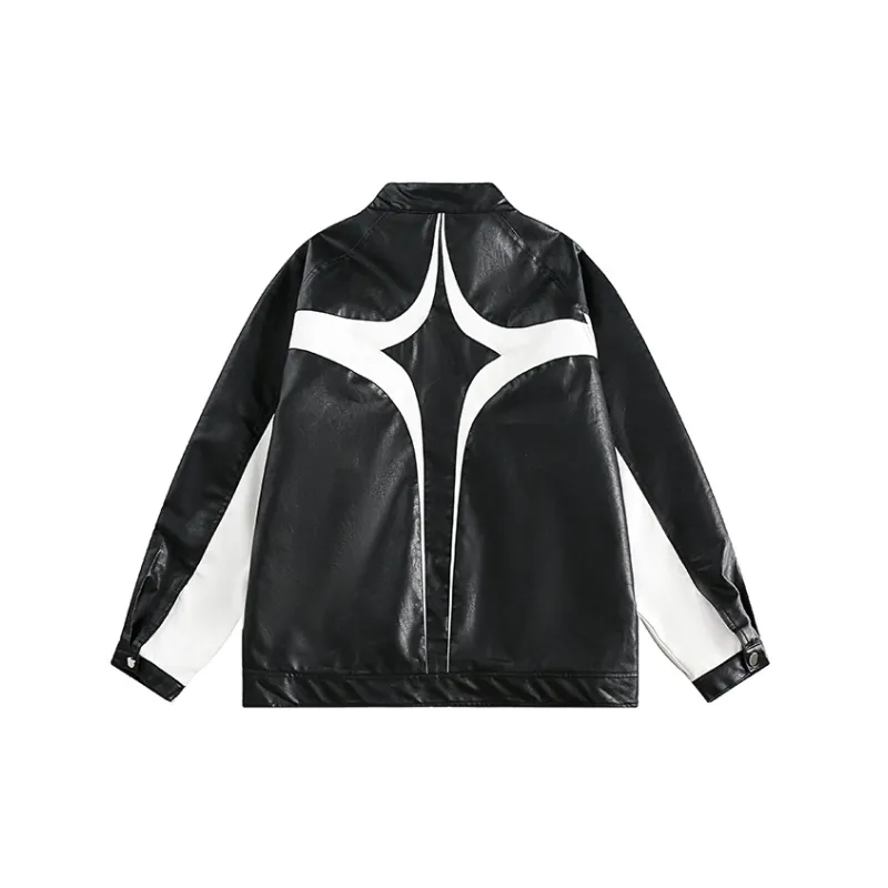 Retro and Lazy Couple Biker Outfits-1