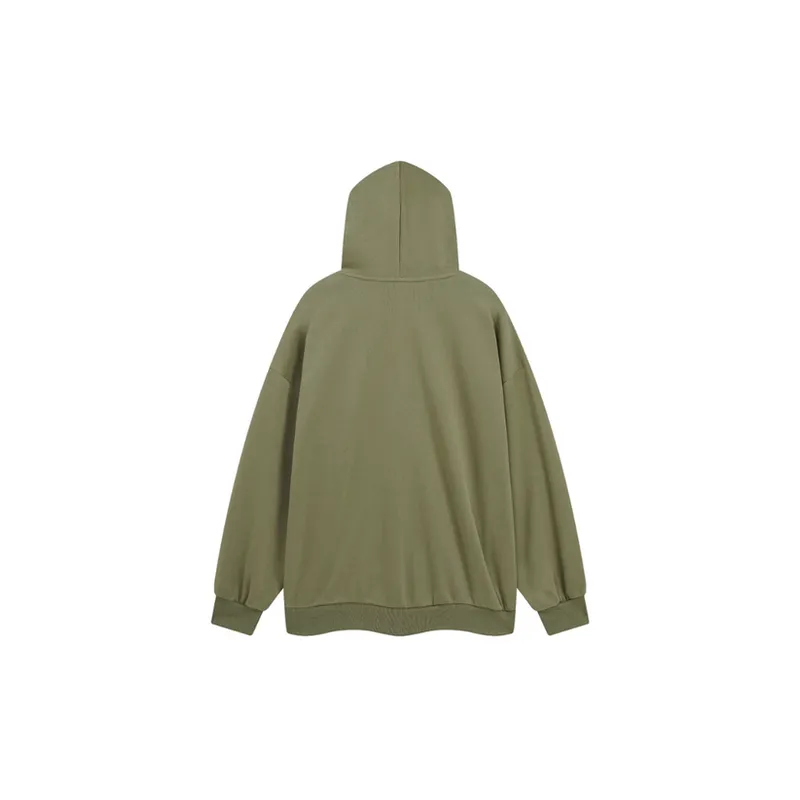 Retro Text Graffiti Print Hoodie-3