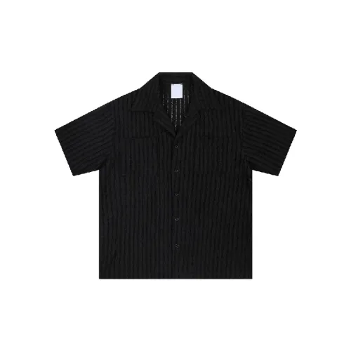 Casual Hollow Out Polyester Shirt