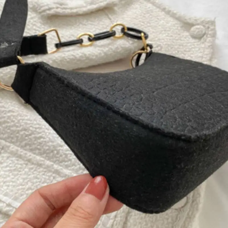 Elegant Simple Shoulder Bag-5